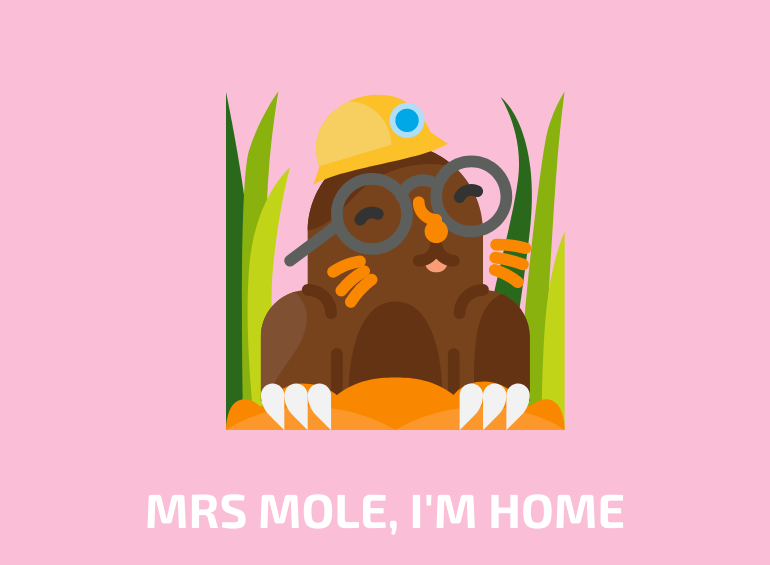 Mrs Mole I’m Home by Jarvis