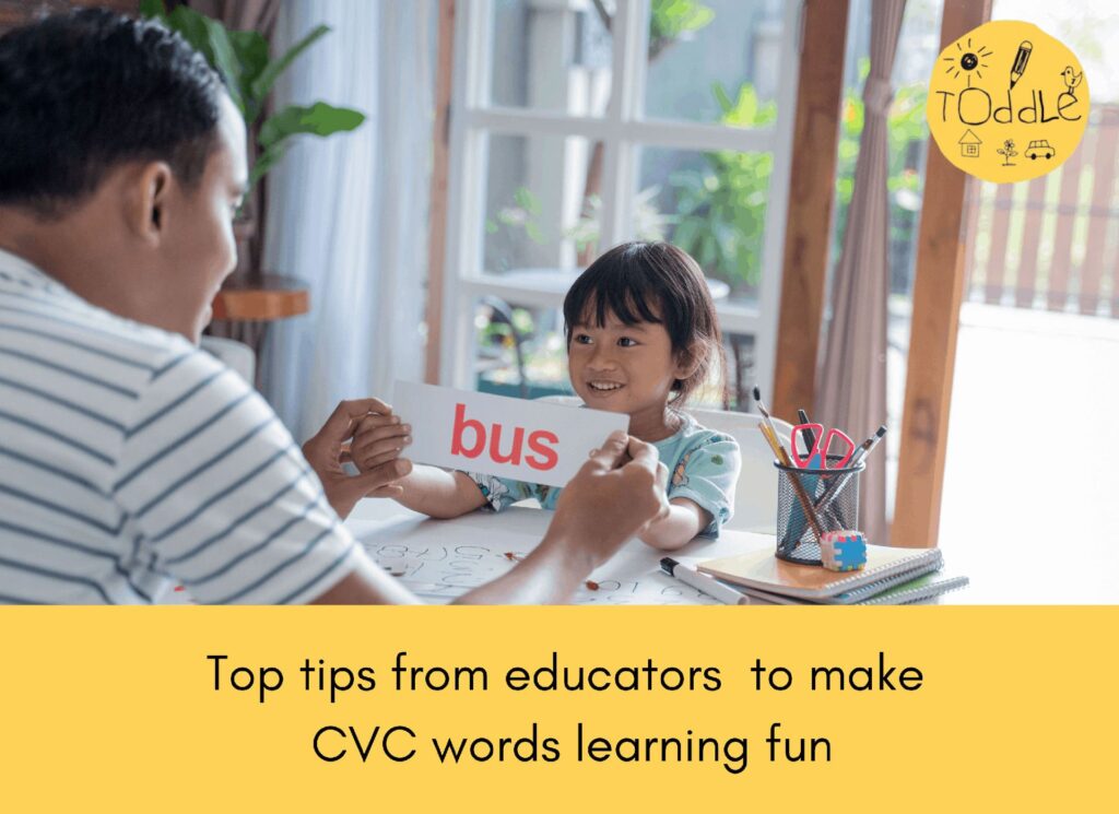 Top tips from educators to make CVC word learning fun