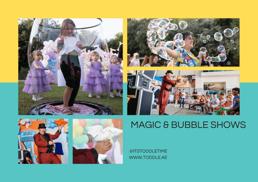 Professional Entertainment (Magic & Bubble Shows)